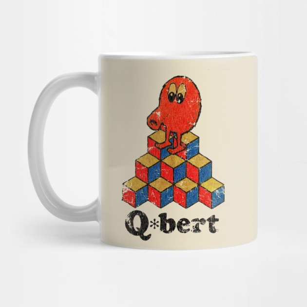 Q*bert 1982 by Marc Graphic